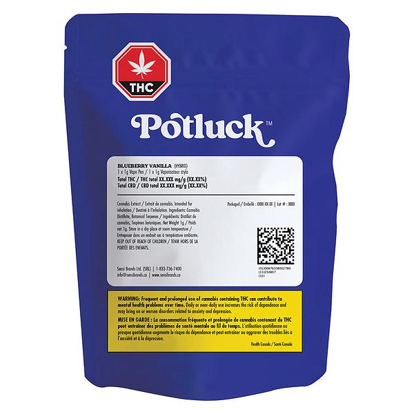 Potluck - Blueberry Vanilla Disposable Vape