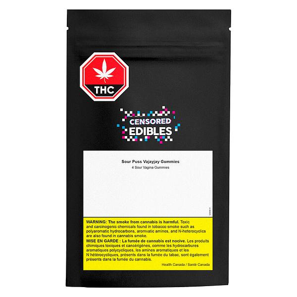 Censored Edibles - Sour Cherry Vajayjay Gummies