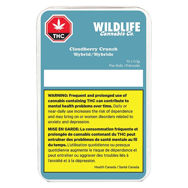 Wildlife Cannabis Co. - Cloudberry Crunch Pre Roll