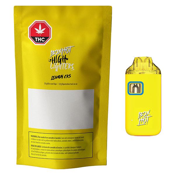 BOXHOT Highlighters - Lemon CKS All In One Vape image 4