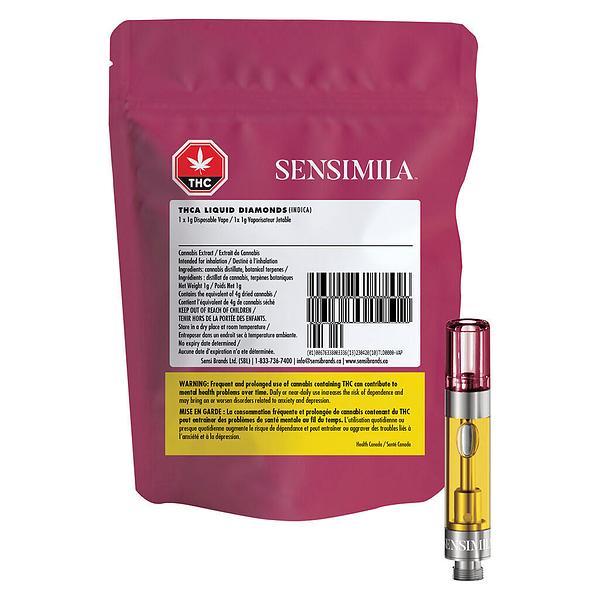 Sensimila - Thca Liquid Diamonds 510 Thread Cartridge