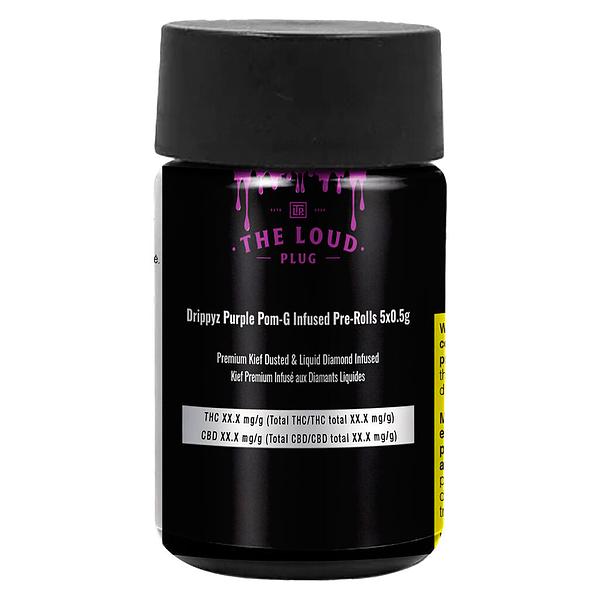 The Loud Plug - Drippyz Purple Pom-G Infused Pre Roll image 2