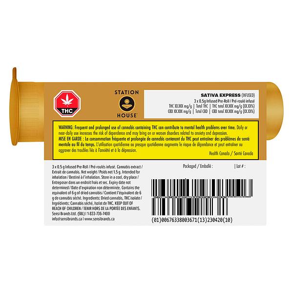 Station House - Sativa Express Infused Pre Roll