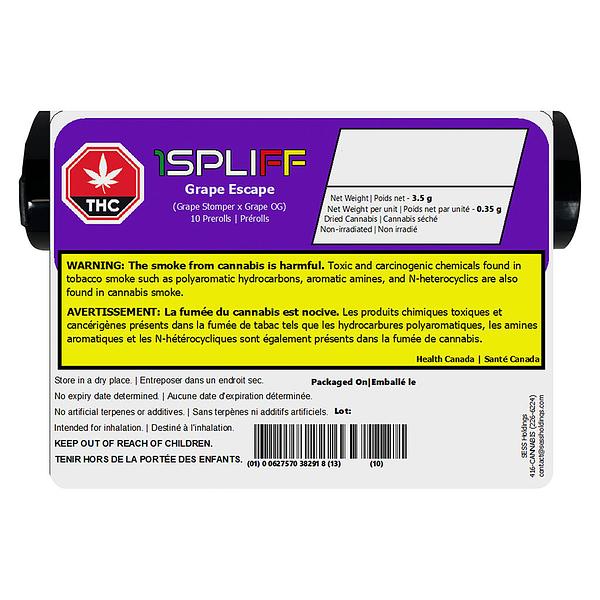 1Spliff - Grape Escape Pre-Roll