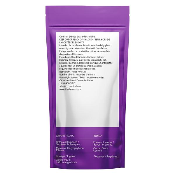 AMBR - Grape Pluto Distillate Infused Pre-Roll Pack