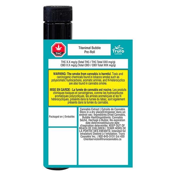 Truro - Titanimal Bubble Infused Pre-Roll