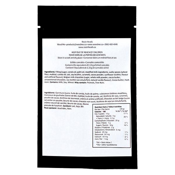 Rosin Heads - Hash Rosin Wafer Stix - Milk Chocolate