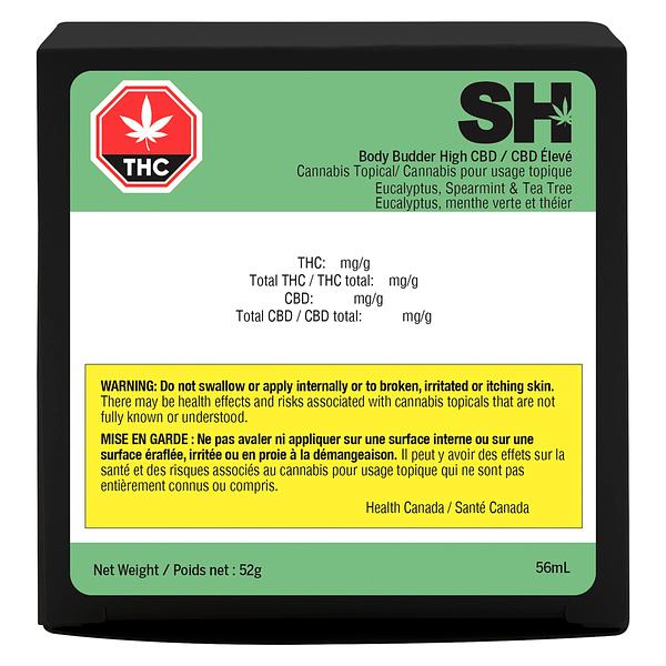 Spring Hill Cannabis Company - Body Budder High CBD - Eucalyptus Spearmint & Tea Tree