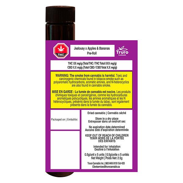 Truro - Jealousy x Apples & Bananas Pre-Roll