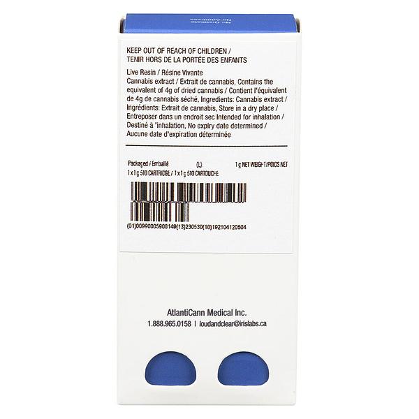 IRIS Labs - Purple Sundaze Live Resin 510 Thread Cartridge