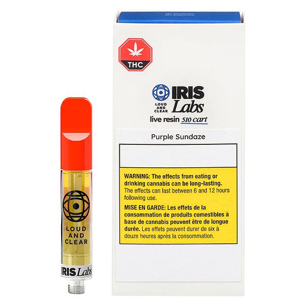 IRIS Labs - Purple Sundaze Live Resin 510 Thread Cartridge