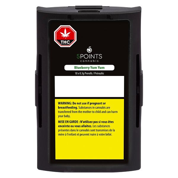 5 Points Cannabis - Blueberry Yum Yum Pre-Roll