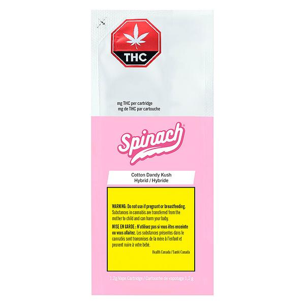 Spinach - Cotton Dandy Kush 510 Thread Cartridge