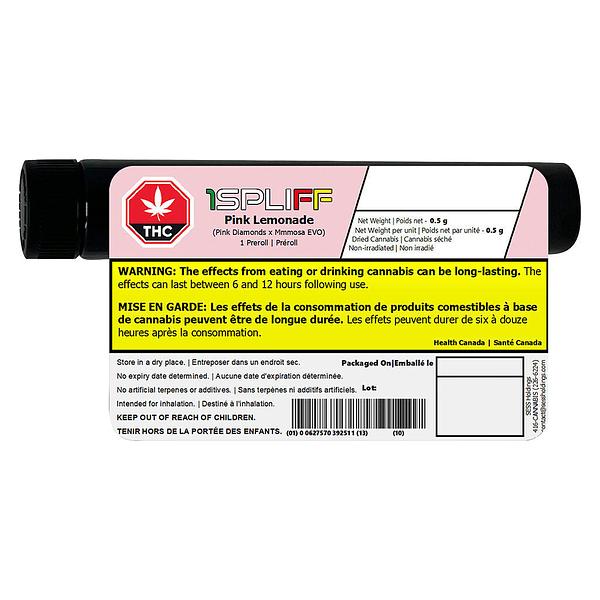 1Spliff - Pink Lemonade Pre Roll