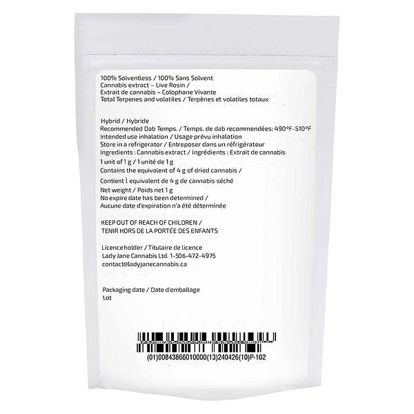 Sauce Rosin Labs - Signature Live Rosin Grease Bucket 73μ-159μ