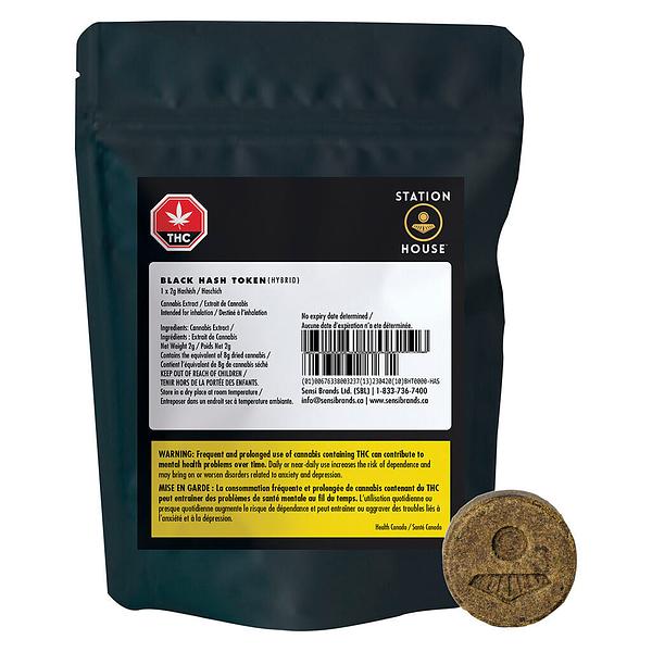 Station House - Organic Black Hash Token