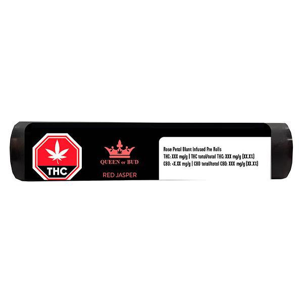 Queen of Bud - Red Jasper Diamond Infused Rose Blunts for Lovers