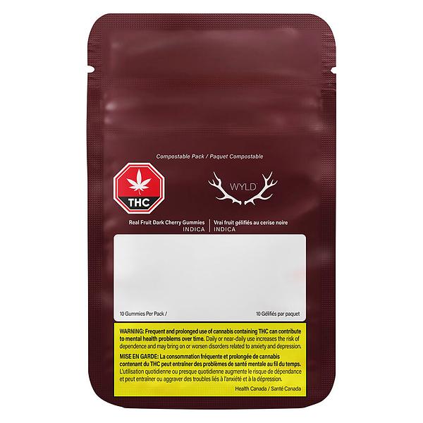Wyld - Real Fruit Dark Cherry 5:1 CBN:THC Gummies