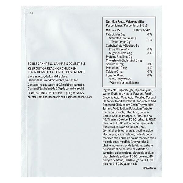 SOURZ by Spinach - Fully Blasted Strawberry Watermelon Soft Chews image 3