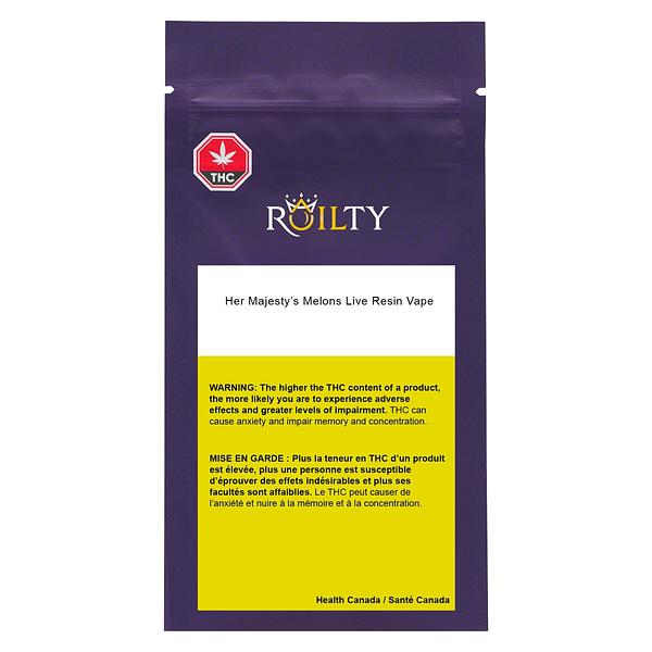 Roilty - Her Majesty's Melons Live Resin 510 Cartridge