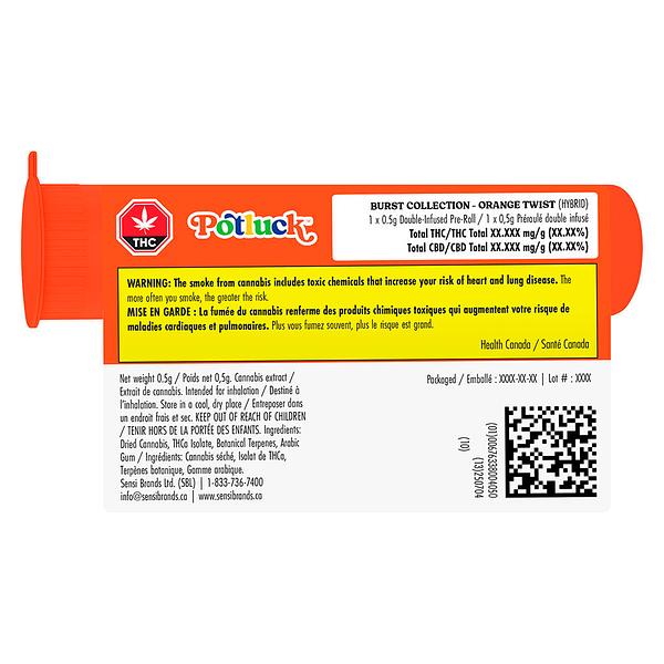 Potluck - Orange Twist Infused Pre-Roll