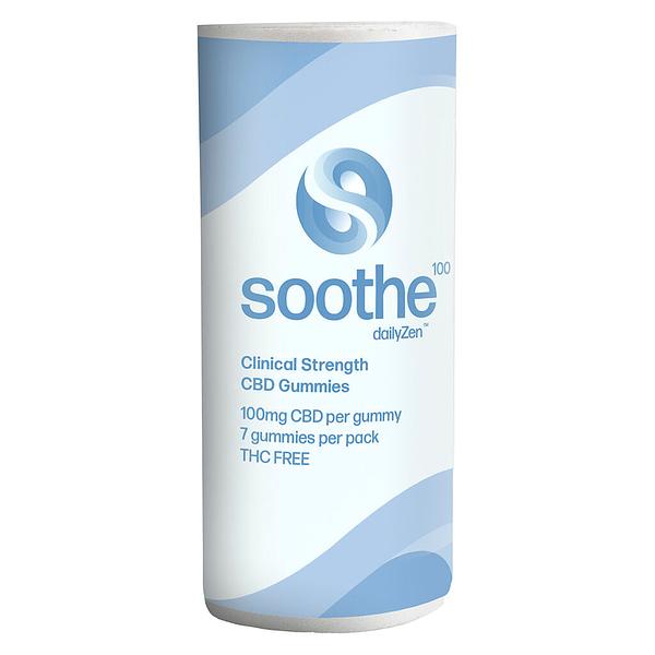 Soothe - Soothe Dailyzen™ 100 Cbd Blue Raspberry Gummies image 2