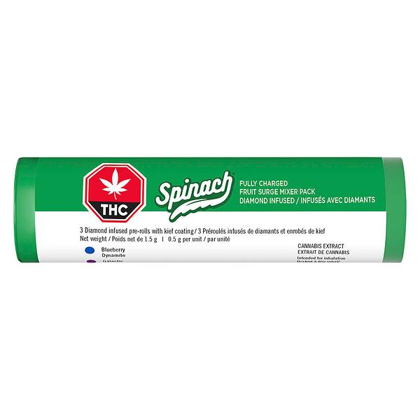 Spinach - Fully Charged Fruit Surge Mixer Pack Infused Pre-Roll image 2