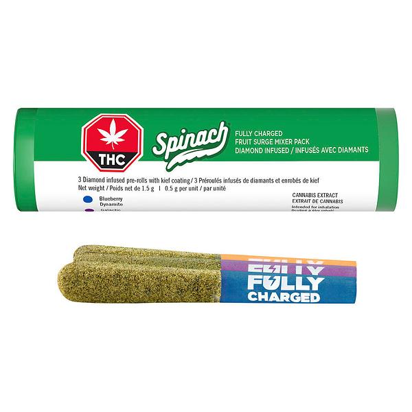 Spinach - Fully Charged Fruit Surge Mixer Pack Infused Pre-Roll image 4