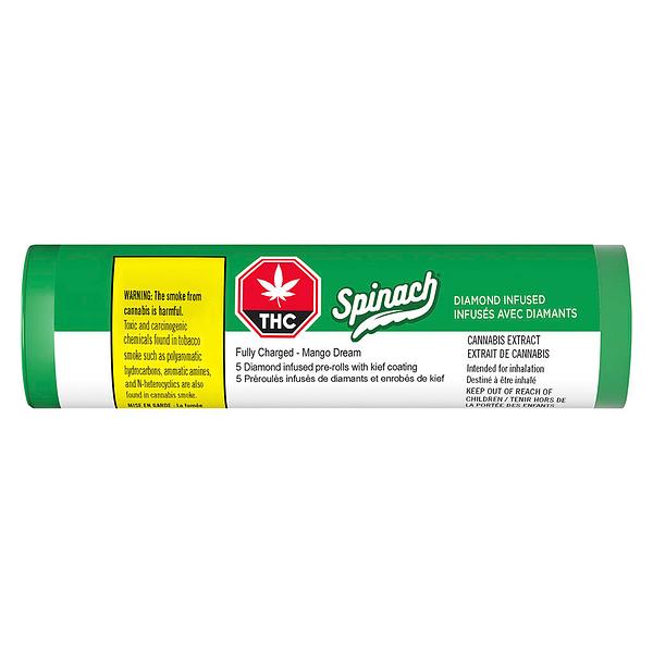 Spinach - Fully Charged Mango Dream Infused Pre-roll image 2