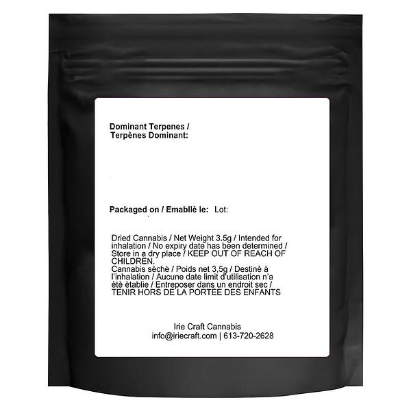 Irie Craft Cannabis - Irie Platinum Series