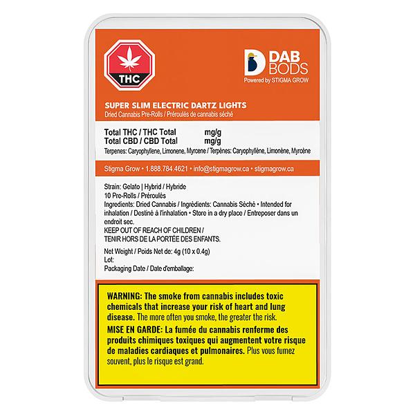 Dab Bods - Gelato Super Slim Electric Dartz Lights