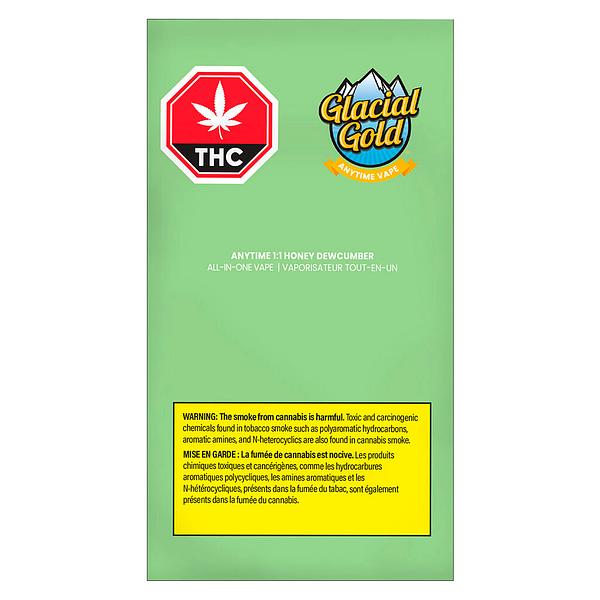 Glacial Gold - Anytime 1:1 Honey Dewcumber All In One Vape