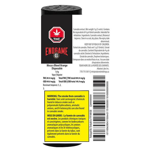 Endgame - Mosa x Blood Orange Disposable