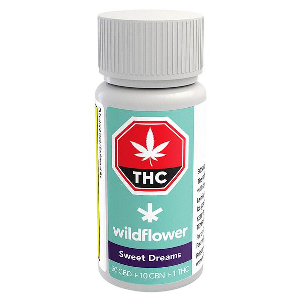 Wildflower - Sweet Dreams Cherry THC + CBN + CBD Gummies