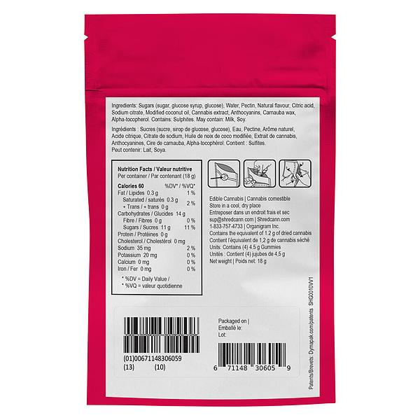 SHRED'EMS - Hawaiian Fruit Fiesta 4:1 CBD:THC