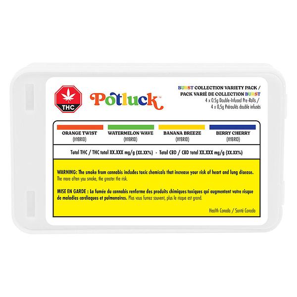 Potluck - Burst Collection Infused Variety Pre-Roll