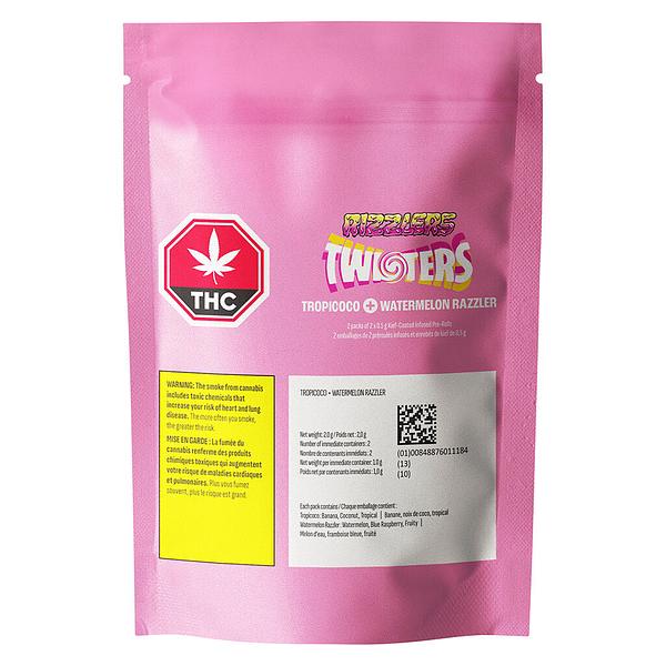 RIZZLERS - Twisters - Tropicoco & Watermelon Razzler M Infused Pre-Roll