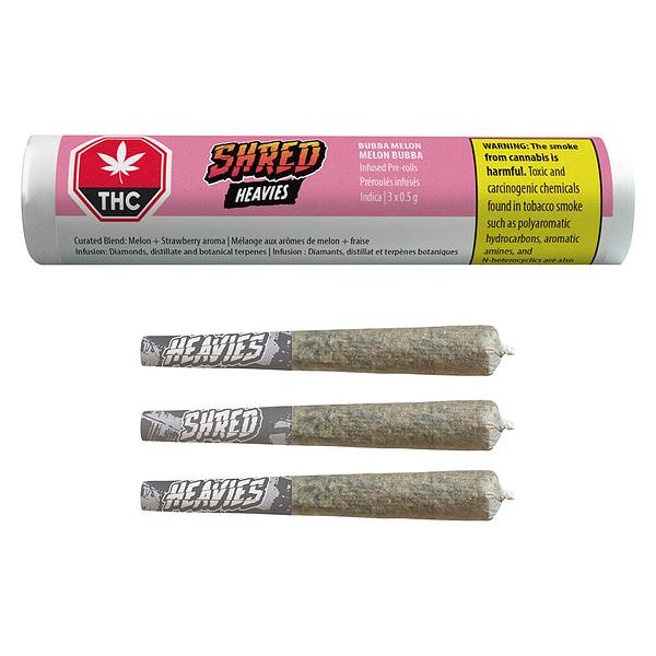 SHRED - Bubba Melon Heavies Diamond & Disty Infused Pre-Roll