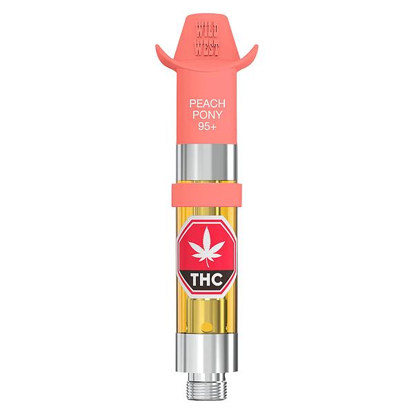 Wild West - 95+ Peach Pony Liquid Diamonds 510 Thread Cartridge