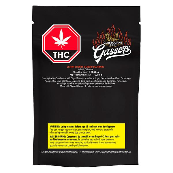 Claybourne - Gassers Lemon Cherry G Liquid Diamonds AIO
