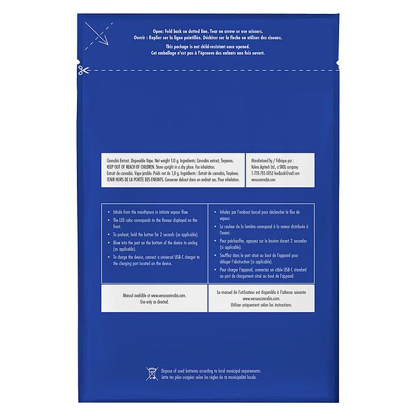 Versus - DUEL Purple Afghani FS vs 2:1 Blue Lemonade 2-in-1 Disposable Vape