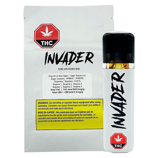 INVADER - Pure Live Rosin Bar Disposable Vape