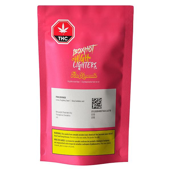 BOXHOT Highlighters - Pink Lemonade Disposable Vape