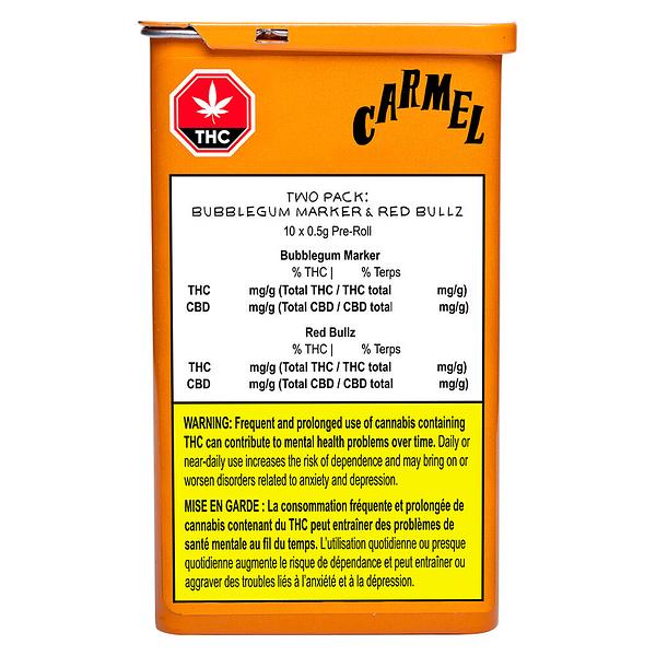 Carmel - Two Pack: Bubblegum Marker & Red Bullz Pre-Roll