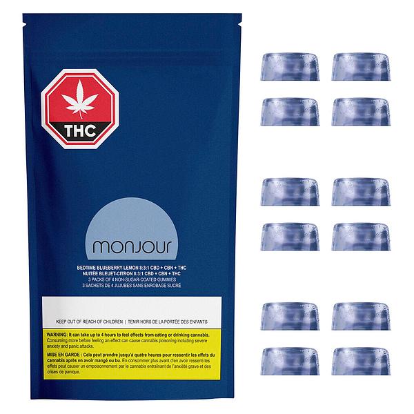 Monjour - CBN Bedtime Blueberry Lemon Multi-Pack