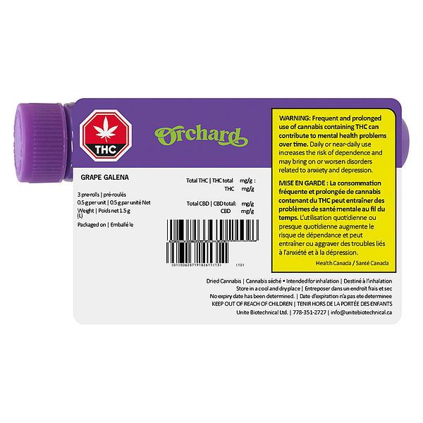 Orchard - Grape Galena Pre Roll