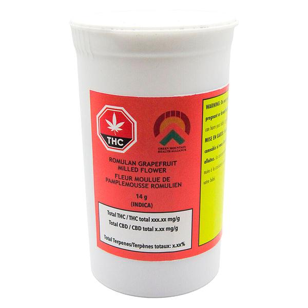 Green Mountain Cannabis - Romulan Grapefruit Milled Flower