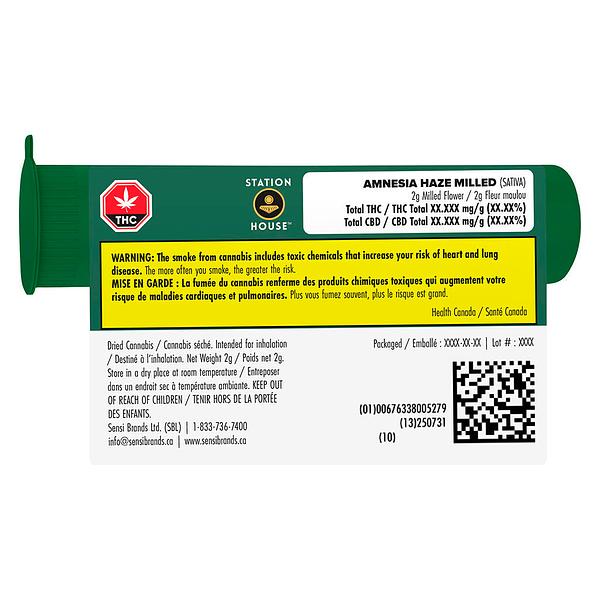 Station House - Amnesia Haze Milled