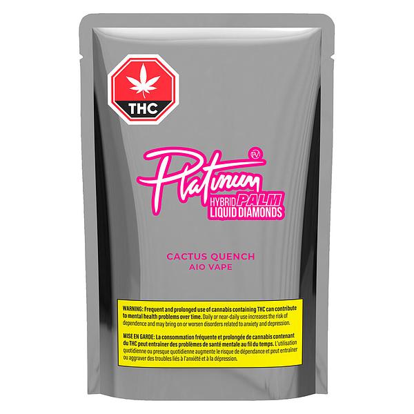 Platinum - Cactus Quench Liquid Diamond AIO Vape