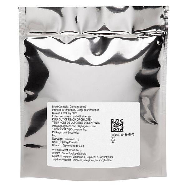 Big Bag O' Buds - Blueberry Dream Pre Roll